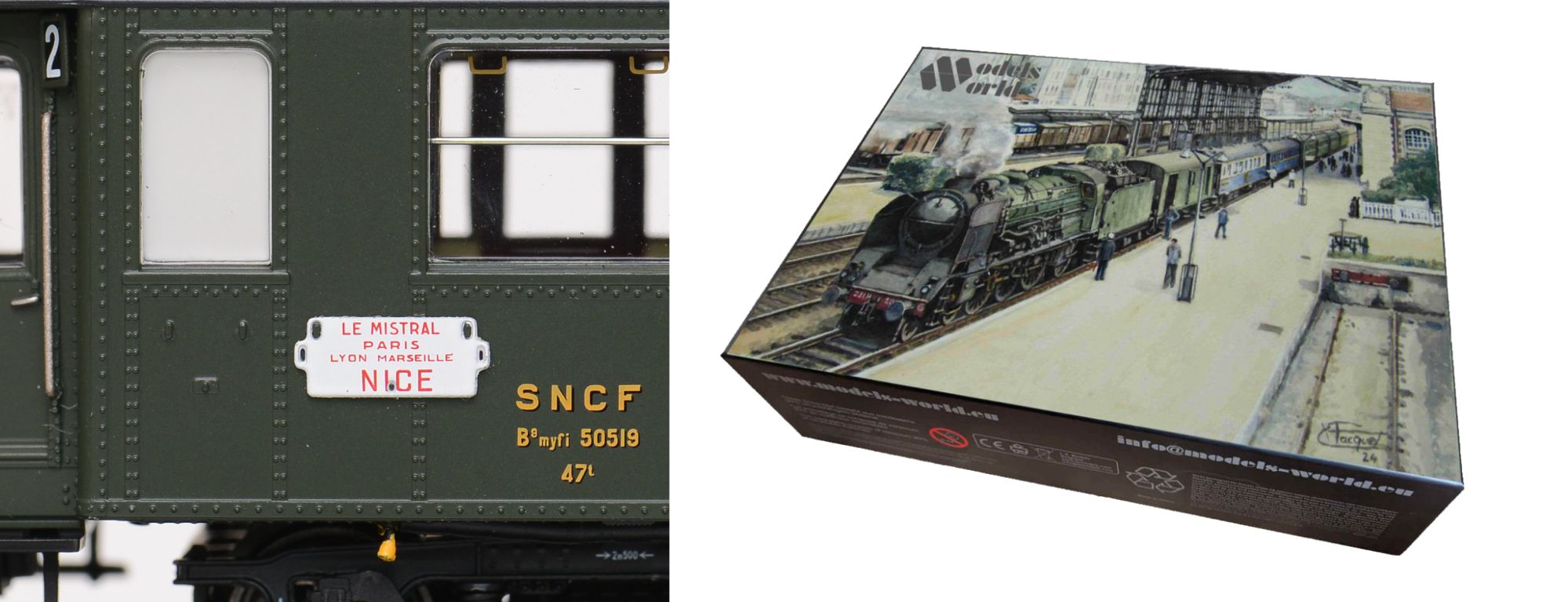 VOitures OCEM Models world set le Mistral